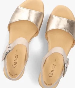 GABOR roségouden sandalen met hak 651 rosegoud Sale