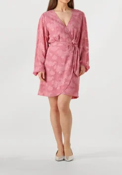 AAIKO mini jurk eloise chiffon flower pes 509 roze Online