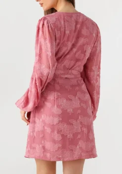 AAIKO mini jurk eloise chiffon flower pes 509 roze Online