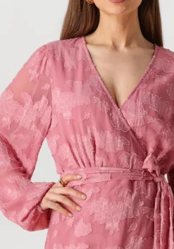 AAIKO mini jurk eloise chiffon flower pes 509 roze Online