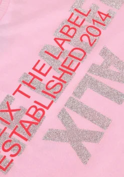 ALIX THE LABEL t-shirt ladies knitted adventure t-shirt roze Outlet