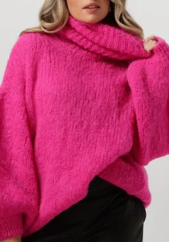AMERICAN DREAMS coltrui pepper roll neck alpaca pullover roze