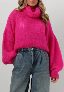 AMERICAN DREAMS coltrui pepper roll neck cropped roze Outlet