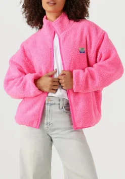 AMERICAN VINTAGE faux fur jas hoktown woman roze