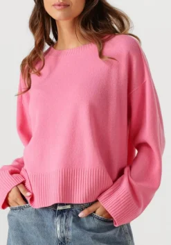 CLOSED trui crew neck wide sleeve roze Sale