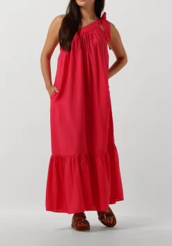 CO'COUTURE maxi jurk callum asym dress roze New