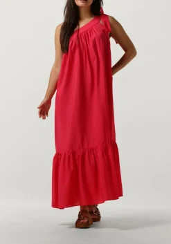 CO'COUTURE maxi jurk callum asym dress roze New
