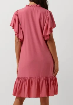 CO'COUTURE mini jurk tora frill dress roze Clearance
