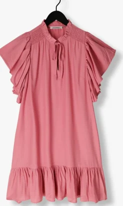 CO'COUTURE mini jurk tora frill dress roze Clearance