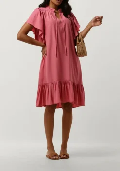 CO'COUTURE mini jurk tora frill dress roze Clearance