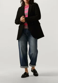 CO'COUTURE trui row melange stripe knit roze Hot