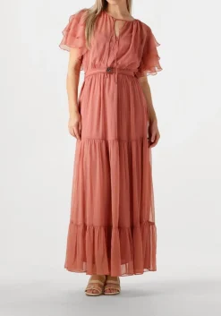 DANTE6 maxi jurk xevi boho maxi chiffon dress roze New