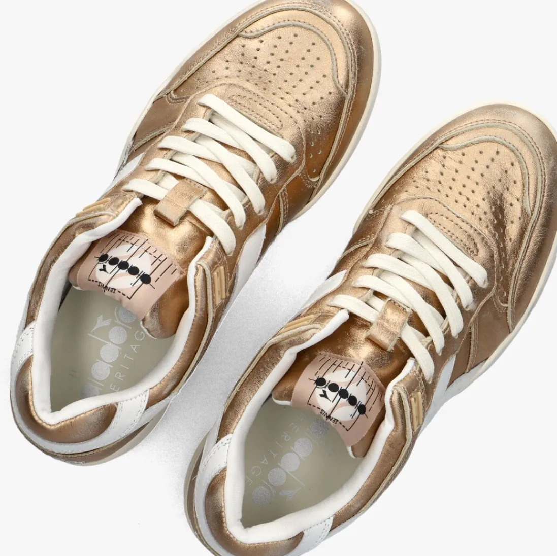 DIADORA HERITAGE lage sneakers b.560 metal wn roze Best