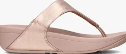 FITFLOP slippers lulu leather toe-post roze New