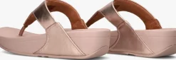 FITFLOP slippers lulu leather toe-post roze New