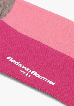 FLORIS VAN BOMMEL sokken sokki roze Hot