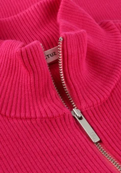 GESTUZ trui yasmiagz zipper pullover roze Outlet