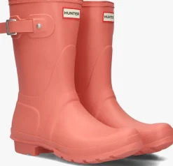 HUNTER regenlaarzen womens original short roze Discount