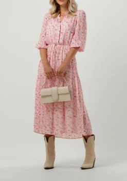 LEVETE ROOM midi jurk anja 1 roze Best