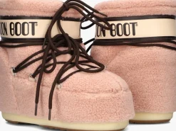 MOON BOOT snowboots icon low fleece roze Discount