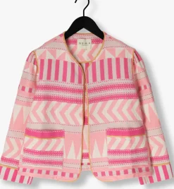 NEMA gewatteerde jas n306 roze