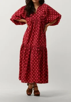 NOTRE-V maxi jurk nv-dente midi dress roze Outlet