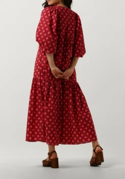 NOTRE-V maxi jurk nv-dente midi dress roze Outlet