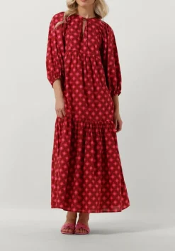 NOTRE-V maxi jurk nv-dente midi dress roze Outlet