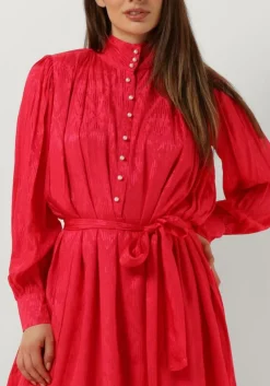 NOTRE-V mini jurk nv-danton pearl dress roze Hot