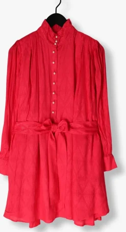 NOTRE-V mini jurk nv-danton pearl dress roze Hot