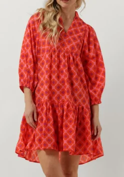 NOTRE-V mini jurk nv-danic short dress roze Hot