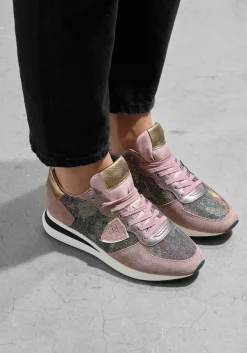 PHILIPPE MODEL lage sneakers trpx camo roze