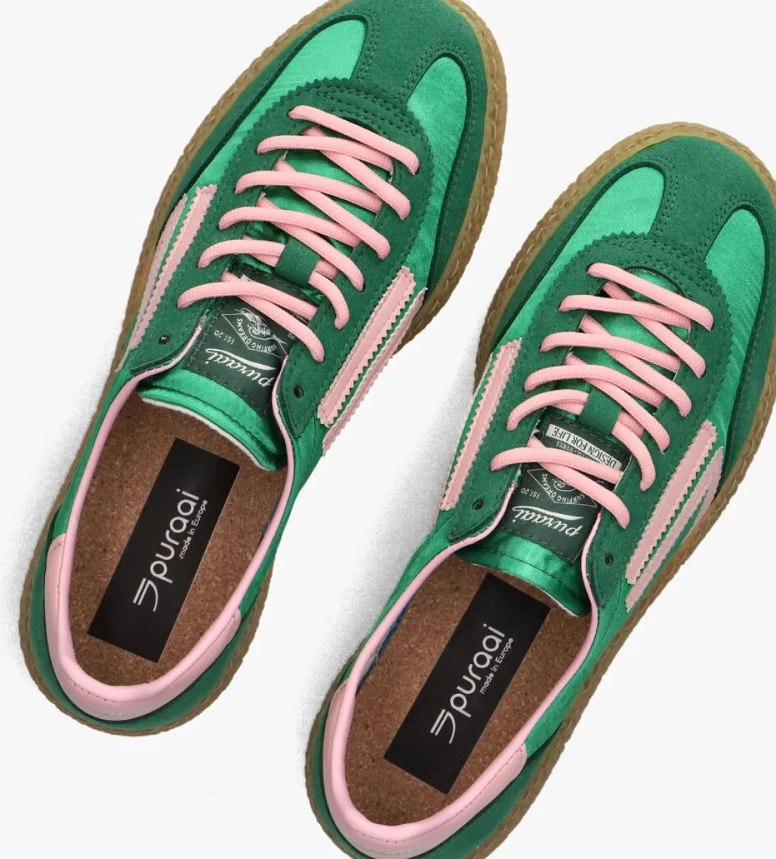 PURAAI lage sneakers 6.01 xs roze New