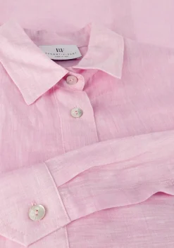 RESORT FINEST maxi jurk shirt dress roze New