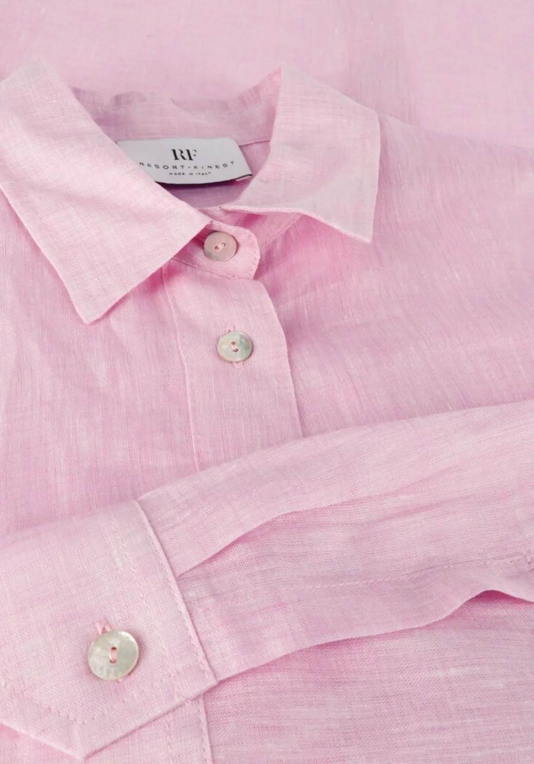 RESORT FINEST maxi jurk shirt dress roze New