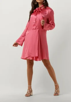 SEMICOUTURE mini jurk maya dress roze Outlet