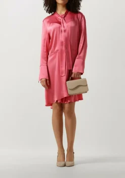 SEMICOUTURE mini jurk maya dress roze Outlet