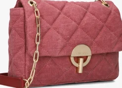 VANESSA BRUNO schoudertas grand moon roze Clearance