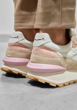 VOILE BLANCHE lage sneakers qwark hype woman roze Best