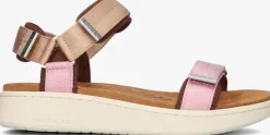 WODEN platte sandalen line roze Online