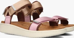 WODEN platte sandalen line roze Online