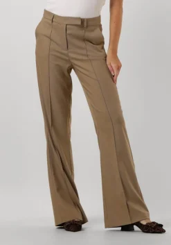 AAIKO flared broek chantalle twill vis 350 taupe New