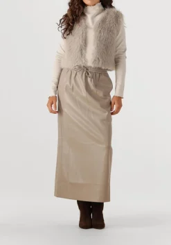 AIMEE THE LABEL gilet isla taupe Sale