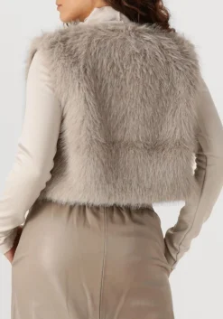 AIMEE THE LABEL gilet isla taupe Sale