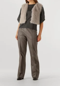 AIMEE THE LABEL gilet isla taupe Sale