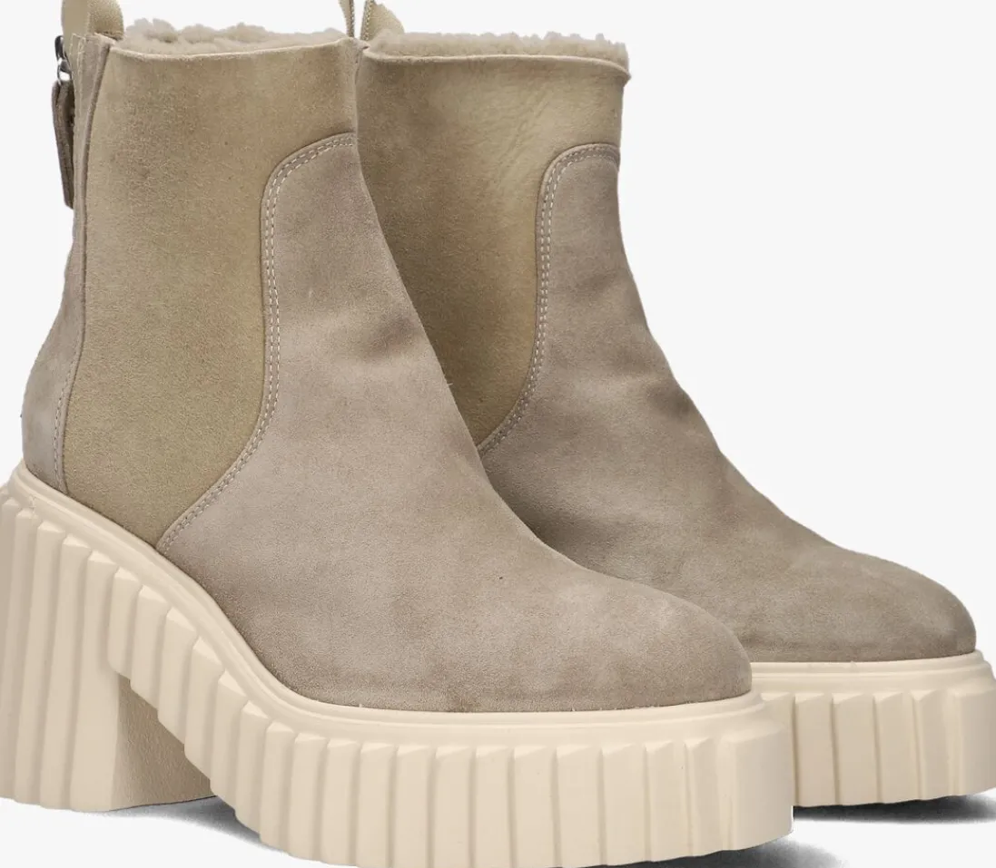 ATTILIO GIUSTI LEOMBRUNI enkellaarsjes tiggy warm taupe