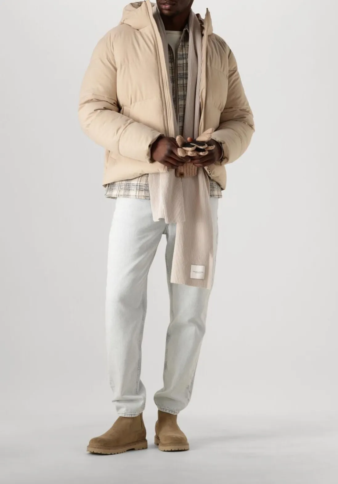 BIRKENSTOCK chelsea boots highwood slip on men taupe Discount