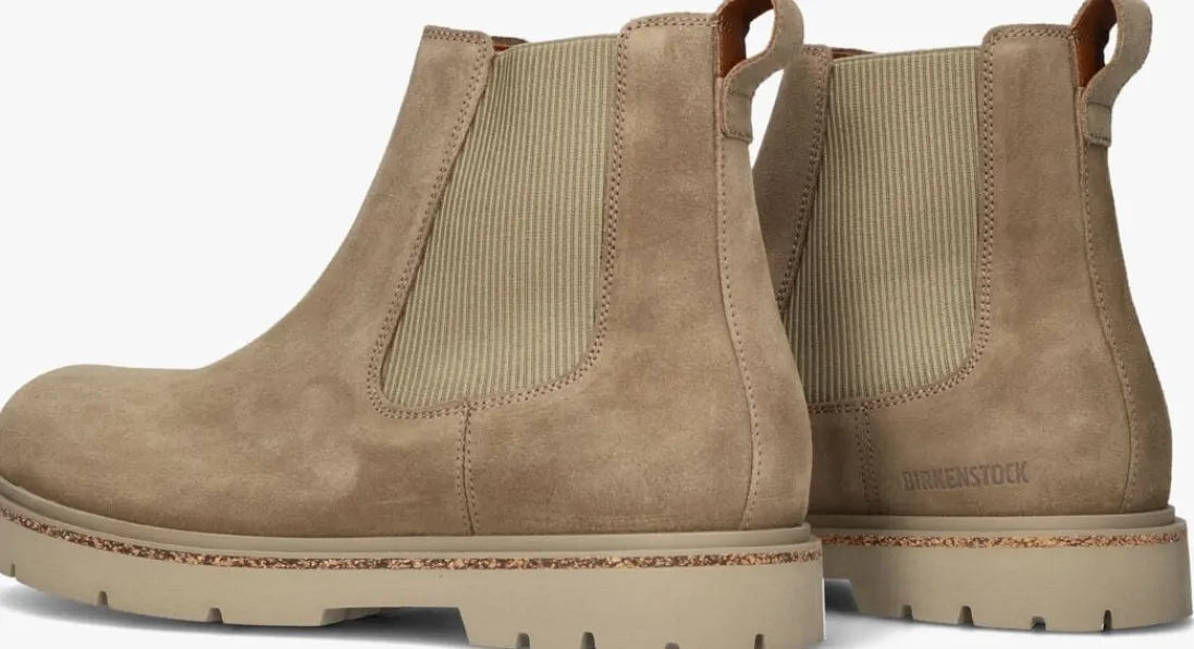 BIRKENSTOCK chelsea boots highwood slip on men taupe Discount