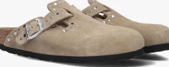 BIRKENSTOCK instappers boston rivet taupe Hot