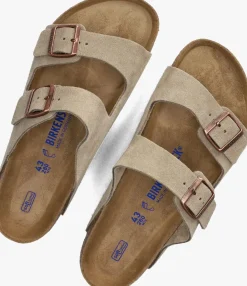 BIRKENSTOCK slippers arizona sue taupe Discount